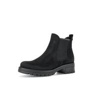 Gabor Damen Chelsea Boots, Frauen Stiefeletten,Wechselfußbett,Moderate Mehrweite (G),uebergangsschuhe,schwarz (Micro),37.5 EU / 4.5 UK