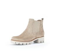 Gabor Damen Chelsea Boots, Frauen Stiefeletten,Wechselfußbett,uebergangsstiefel,Stretch-Einsatz,Gummi-Einsatz,Kiesel (dust),38.5 EU / 5.5 UK