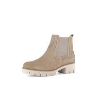 Gabor Damen Chelsea Boots, Frauen Stiefeletten,Winterschuhe,warm,gefüttert,Stiefel,Bootee,Booties,halbstiefel,Farro (Panna),37.5 EU / 4.5 UK
