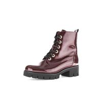 Gabor Damen Combat Boots, Frauen Stiefeletten,Best Fitting,Bootee,Booties,halbstiefel,Kurzstiefel,Bordeaux (Glitzer),40 EU / 6.5 UK