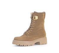Gabor Damen Combat Boots, Frauen Stiefeletten,Best Fitting,Winterstiefel,Winterschuhe,gefüttert,Stiefel,Bootee,Lion (Gold matt),38.5 EU / 5.5 UK
