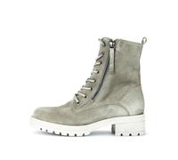 Gabor Damen Combat Boots, Frauen Stiefeletten,Wechselfußbett,Moderate Mehrweite (G),halbstiefel,Kurzstiefel,salvia (Flausch),40 EU / 6.5 UK