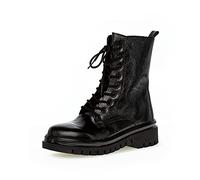 Gabor Damen Combat Boots, Frauen Stiefeletten,Wechselfußbett,Best Fitting,Bootee,Booties,halbstiefel,schwarz (schwarz),38 EU / 5 UK