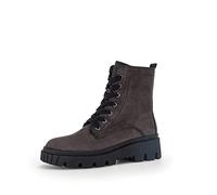 Gabor Damen Combat Boots, Frauen Stiefeletten,Wechselfußbett,Best Fitting,Booties,halbstiefel,Kurzstiefel,Pepper (schwarz),38 EU / 5 UK