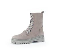 Gabor Damen Combat Boots, Frauen Stiefeletten,Wechselfußbett,Best Fitting,Lammfell,halbstiefel,Kurzstiefel,Fango (fumo),38 EU / 5 UK