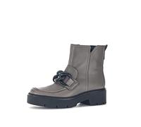 Gabor Damen Combat Boots, Frauen Stiefeletten,Wechselfußbett,Best Fitting,schnürstiefel,Stiefel,Bootee,Booties,Taupe (schwarz),40.5 EU / 7 UK