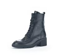 Gabor Damen Combat Boots, Frauen Stiefeletten,Wechselfußbett,Best Fitting,schnürstiefel,Stiefel,Booties,schwarz (Uni),40 EU / 6.5 UK