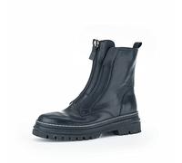 Gabor Damen Combat Boots, Frauen Stiefeletten,Wechselfußbett,Best Fitting,schnürstiefel,Winterstiefel,warm,schwarz(altsi/weis,40 EU / 6.5 UK