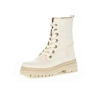 Gabor Damen Combat Boots, Frauen Stiefeletten,Wechselfußbett,Best Fitting,uebergangsschuhe,uebergangsstiefel,warm,Woman,Panna (Panna),39 EU / 6 UK