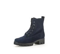 Gabor Damen Combat Boots, Frauen Stiefeletten,Wechselfußbett,Best Fitting,Warmfutter,uebergangsstiefel,Winterstiefel,Marine (Uni),37.5 EU / 4.5 UK
