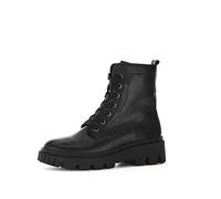 Gabor Damen Combat Boots, Frauen Stiefeletten,Wechselfußbett,Best Fitting,Warmfutter,uebergangsstiefel,warm,schwarz (schwarz),37 EU / 4 UK