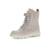 Gabor Damen Combat Boots, Frauen Stiefeletten,Wechselfußbett,Best Fitting,Winterstiefel,Winterschuhe,gefüttert,leinen (dust),39 EU / 6 UK