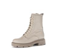 Gabor Damen Combat Boots, Frauen Stiefeletten,Wechselfußbett,Moderate Mehrweite (G),schnürstiefel,Bootee,Latte (Micro/Uni),39 EU / 6 UK