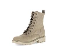 Gabor Damen Combat Boots, Frauen Stiefeletten,Wechselfußbett,Moderate Mehrweite (G),schnürstiefel,Bootee,Kiesel (Micro),39 EU / 6 UK