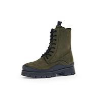 Gabor Damen Combat Boots, Frauen Stiefeletten,Wechselfußbett,Moderate Mehrweite (G),uebergangsschuhe,Military/schw(Mic),38 EU / 5 UK