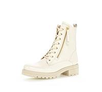 Gabor Damen Combat Boots, Frauen Stiefeletten,Wechselfußbett,Moderate Mehrweite (G),uebergangsstiefel,warm,Latte(Flaush/Gold),40 EU / 6.5 UK
