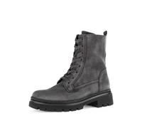 Gabor Damen Combat Boots, Frauen Stiefeletten,Winterschuhe,gefüttert,Stiefel,Bootee,Booties,halbstiefel,Kurzstiefel,Pepper (Mel.),40 EU / 6.5 UK
