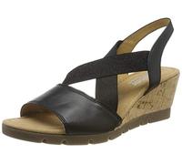 Gabor Damen Comfort Sport Riemchensandale, Schwarz (Schwarz(Kork/Amber) 57), 36 EU (3.5 UK)