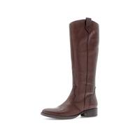 Gabor Damen Cowboy Stiefel, Frauen Stiefel,pink,Wide-fit,h-Weite,Leder-Sohle,Cherry,Merlot,Sport-Dynamic,g-Weite,Teak (Effekt),41 EU / 7.5 UK