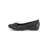 Gabor Damen Erwachsene Ballerina 3030.02.001 Weite F Glattleder Black 42.5 EU