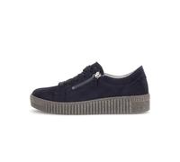 Gabor Damen Erwachsene Sneaker Low 6010.02.002 Weite F Reißverschluss Wildleder darkblue So.anthr 39 EU