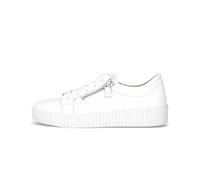 Gabor Damen Erwachsene Sneaker Low 6010.02.008 Weite F Reißverschluss Glattleder White 40 EU