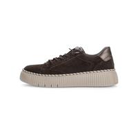Gabor Damen Erwachsene Sneaker Low 6014.01.005 Weite F Schnürung Wildleder Mocca 40.5 EU