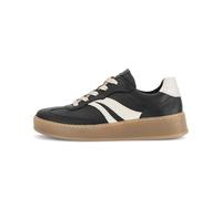 Gabor Damen Erwachsene Sneaker Low 6018.01.003 Weite G Schnürung Glattleder Black/Latte 40.5 EU