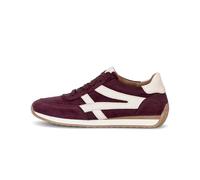 Gabor Damen Erwachsene Sneaker Low 6032.01.004 Weite H Schnürung Wildleder Mulberry/Creme 36 EU