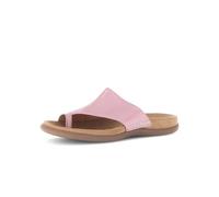 Gabor Damen Flip Flops, Frauen Zehentrenner,glatt-Leder,antikrosa,silbrt,Casual,Fashion,metallic,Effekt,Easy-Walking,Soft pink,40 EU / 6.5 UK