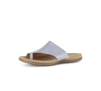 Zehentrenner GABOR "Zehentrenner Lackleder", Damen, Gr. 42, blau, Schuhe Zehentrenner (90070520-42) blau