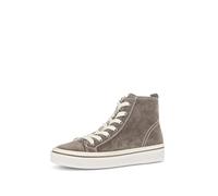 Gabor Damen High-Top Sneaker, Frauen Halbschuhe,Laufschuhe,schnürschuhe,schnürer,schnürstiefeletten,mid Cut,braun(Panna),37 EU / 4 UK