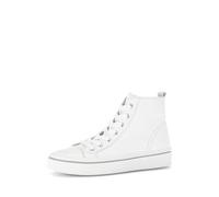 Gabor Damen High-Top Sneaker, Frauen Halbschuhe,Strassenschuhe,Sportschuhe,Freizeitschuhe,Turnschuhe,Laufschuhe,Weiss (Ice),37 EU / 4 UK