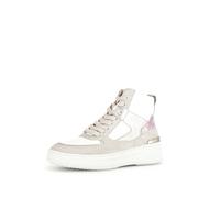 Gabor Damen High-Top Sneaker, Frauen Halbschuhe,Strassenschuhe,Sportschuhe,Freizeitschuhe,Turnschuhe,Laufschuhe,leinen Kombi,37 EU / 4 UK