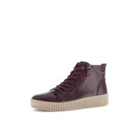 Gabor Damen High-Top Sneaker, Frauen Sneaker,braun,klassisch,f,Komfort-Mehrweite,modisch,orthopaedisch,Soft-Move,Bordo (Effekt),40 EU / 6.5 UK