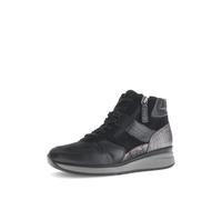 Gabor Damen High-Top Sneaker, Frauen Sneaker,Nappa-Leder,Night-Blue,Off-White,Oliv,offen,Ultra-Light,Visone,schw/anthr.(Micro),40 EU / 6.5 UK