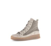 Gabor Damen High-Top Sneaker Sensitive Derby – Lack, Silk/Mohair (Micro) – Gr. 39 (EU/6 UK)