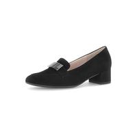 Gabor Damen Hochfront Pumps, Frauen Absatzschuhe,Ausgehschuhe,Abendschuhe,Court Shoes,stöckelschuhe,büro,schwarz(Altsilber),40.5 EU / 7 UK