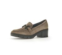 Gabor Damen Hochfront Pumps, Frauen Absatzschuhe,Moderate Mehrweite (G),Court Shoes,hochgeschlossen,high Heels,Mohair (schwarz),39 EU / 6 UK