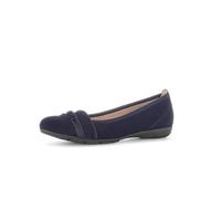 Gabor Ballerina Damen 04.165.16 Velour Blau Atlantik Größe 38