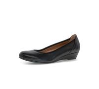 Gabor Damen Keilpumps, Frauen Absatzschuhe,Leichte Mehrweite (G),stoeckelschuhe,Ausgehschuhe,Abendschuhe,Court Shoes,schwarz,41 EU / 7.5 UK