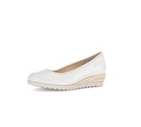 Keilpumps GABOR "Keilpumps", Damen, Gr. 42, creme, Schuhe (30367109-42) creme