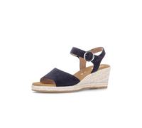 Keilsandalette GABOR "Keilsandalette", Damen, Gr. 39, blau, Schuhe (37787413-39) blau