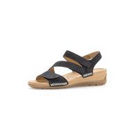 Keilsandalette GABOR "Keilsandalette", Damen, Gr. 40, schwarz (blau), Schuhe (66818143-40) blau
