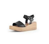 Gabor® Nappaleder Sandalen, schwarz, 38 Schwarz