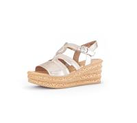 Gabor Damen Keilsandalen, Frauen Sandalen,Best Fitting,keilsandaletten,keilabsatz,wedge-heel,sommerschuhe,puder/desert,39 EU / 6 UK