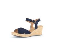 Gabor Damen Keilsandalen Best Fitting – Atlantik – offene Keilsandale Gr. 40,5 (EU / 7 UK)