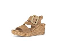 Gabor Damen Keilsandalen, Frauen Sandalen,Best Fitting,Peanut (14),39 EU / 6 UK