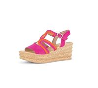 Gabor Damen Keilsandalen, Frauen Sandalen,Best Fitting,sommerschuhe,freizeitschuhe,offene schuhe,strandschuhe,hoch,puder/desert,38.5 EU / 5.5 UK