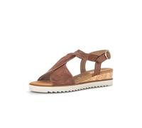 Gabor Damen Keilsandalen, Frauen Sandalen,Freizeitschuhe,offene Schuhe,Strandschuhe,Plateausandaletten,Dicke Sohle,f,Camel (Kork),37.5 EU / 4.5 UK